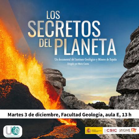 Image Proyección del documental "Los secretos del planeta" (IGME)